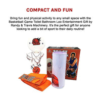 Basketball Game Toilet Bathroom Loo Entertainment Gift