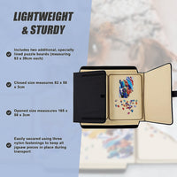 Portable Jigsaw 1000 Pieces Board Puzzle Storage Carry Safe Case Carrier