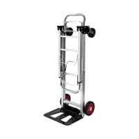 Hand Truck 2 in 1 Folding Dolly Cart 180kg Capacity Heavy Duty Aluminium