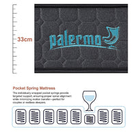 Single Euro Top Pocket Spring Mattress – Motion Isolation Comfort with CertiPUR-US Certified Foam Layers