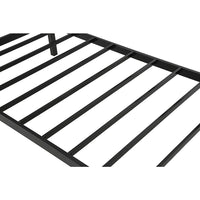 Single Daybed Metal Frame Sofa Premium Black Day Bed Steel Support