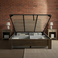 King Gas Lift Bed Mechanism with Frame – Storage Platform & Sofa Bed Kit