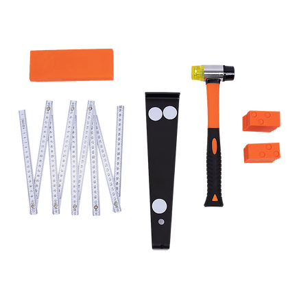 48Pc Laminate Wood Flooring Installation Kit Tapping Block Rubber Mallet