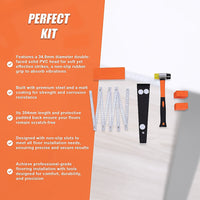 48Pc Laminate Wood Flooring Installation Kit Tapping Block Rubber Mallet