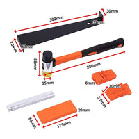 48Pc Laminate Wood Flooring Installation Kit Tapping Block Rubber Mallet