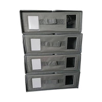 4PCS Foldable Bed Sheet Set Organizer Fabric Storage Bins with Handle Storage Box