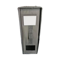 4PCS Foldable Bed Sheet Set Organizer Fabric Storage Bins with Handle Storage Box