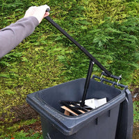 Wheelie Bin Compactor Manual Press Household Rubbish Trash Recycling Bins