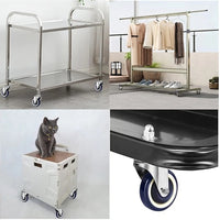 8 x 5" Diameter Wheels Nuts and Bolts included