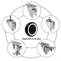 8 x 5" Diameter Wheels Nuts and Bolts included