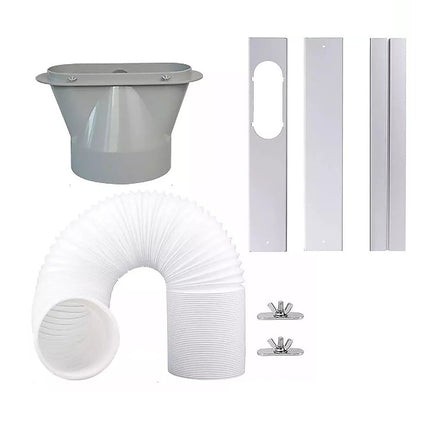 Portable Air Conditioner Window Slide Kit Part Exhaust Adaptor Hose Pipe & Plate