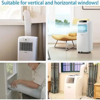 Portable Air Conditioner Window Slide Kit Part Exhaust Adaptor Hose Pipe & Plate