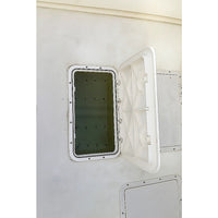 White Marine Boat Access Hatch – Deck Inspection Storage Lid for Boat or RV
