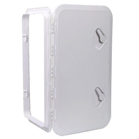 White Marine Boat Access Hatch – Deck Inspection Storage Lid for Boat or RV