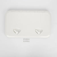 White Marine Boat Access Hatch – Deck Inspection Storage Lid for Boat or RV
