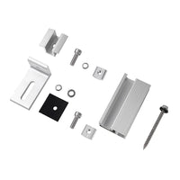 Universal Solar Panel Roof Mount Kit with Clamps – Brackets for RV, Home, Shed