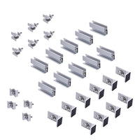 Solar Panel Roof Mount Kit – Universal Clamps & Brackets Set for Secure Solar Installation