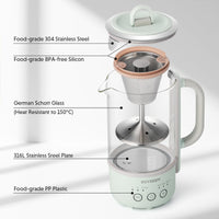 BUYDEEM Mini Multi-function Tea/Coffee Maker K32 600ml
