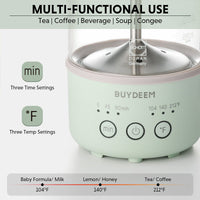 BUYDEEM Mini Multi-function Tea/Coffee Maker K32 600ml