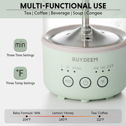 BUYDEEM Mini Multi-function Tea/Coffee Maker K32 600ml
