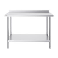 VEVOR 24 x 48 x 36 Inch Stainless Steel Work Table, Commercial Food Prep Worktable Heavy Duty Prep Worktable, Metal Work Table with Adjustable Height for Restaurant, Home and Hotel