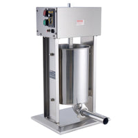 VEVOR Electric Sausage Stuffer, 12 L / 25 LBS Vertical Meat Stuffer, 200W Motor, Stepless Speed Control and Foot Pedal, Made of Food-grade 304 Stainless Steel, 5 Stuffing Tubes for Home, Commercial