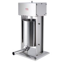 VEVOR Electric Sausage Stuffer, 12 L / 25 LBS Vertical Meat Stuffer, 200W Motor, Stepless Speed Control and Foot Pedal, Made of Food-grade 304 Stainless Steel, 5 Stuffing Tubes for Home, Commercial