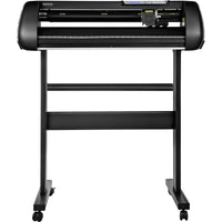 VEVOR Vinyl Cutter Machine, 28in Offline Bluetooth Cutting Plotter Machine, 400in/10m Steel Roller Shaft Adjustable Speed Force, SignMaster Software Tool DIY Craft Kit for Sign Making Windows & Mobile