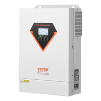 VEVOR Hybrid Solar Inverter, 6000W, All in One Pure Sine Wave Power Inverter Charger, 220V AC, with Built-in 120A MPPT Solar Charger Controller, for Off-Grid System Lead Acid Lithium Battery
