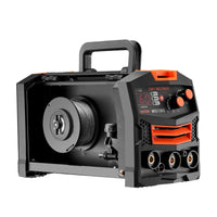 VEVOR MIG Welder, 130A Synergic Mig Welding Machine, 2-in-1 Gas MIG/Gasless Flux Core MIG Multi-Process Welder Machine, Portable Mig Welder with IGBT Inverter Technology & Digital Display Screen