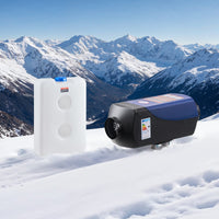 VEVOR Diesel Heater, 8KW, DC 12V/24V, Portable Diesel Air Heater with Remote Control and LCD Screen, Fast Heating Low Noise, 10 L Large Fuel Tank for Vehicles, Vans, RVs, Campers, and Trucks