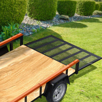 VEVOR 2-Sided Trailer Tailgate Lift Assist, 163 kg Load Capacity, Compatible with Open Utility Trailer Tailgate and Ramp, with 25.4-61 cm Heights Side Rail and 1.22-1.83 m Height Tail Gate or Ramp