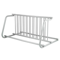 VEVOR 10 Holders Floor Bike Rack, 59" Length All-Steel Grid Bike Rack, 10-Bike Capacity Dual-Side Storage Stand for Garages Streets Yards Bike Events