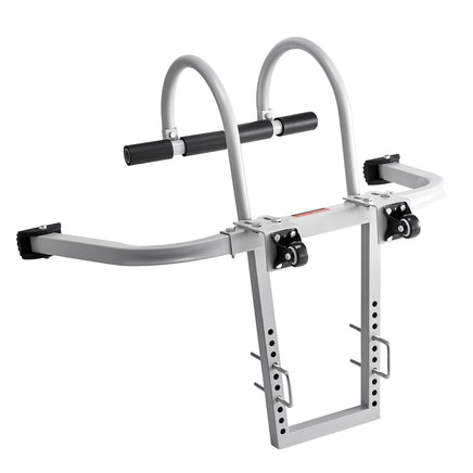 VEVOR Ladder Stabilizer, 2 in 1 Extension Wall Ladder Standoff Hook, Roof Ridge Ladder Accessories Both Horizontally and Vertically, Heavy-duty Steel Rubber Grip T-Bar, Quick Access to Steep Roofs