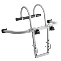 VEVOR Ladder Stabilizer, 2 in 1 Extension Wall Ladder Standoff Hook, Roof Ridge Ladder Accessories Both Horizontally and Vertically, Heavy-duty Steel Rubber Grip T-Bar, Quick Access to Steep Roofs