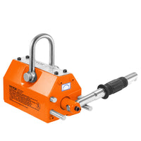 VEVOR Magnetic Lifter, 300 kg Pulling Capacity, 2.5 Safety Factor, Neodymium & Steel, Lifting Magnet with Release, Permanent Lift Magnets, Heavy Duty Magnet for Hoist, Shop Crane, Block, Board