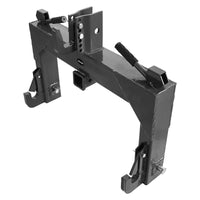 VEVOR 3-Point Quick Hitch with 2 in Receiver, 3000 Lbs Lift Capacity, 3-Pt Hitch with 5 Level Adjustable Bolt, Adaptation to Category 1 & 2 Tractor, Heavy Duty 3 Point Attachments, Black