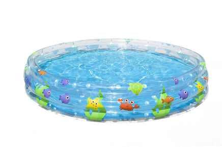 Bestway 1.83m x H33cm Deep Dive 3-Ring Inflatable Play Pool