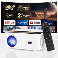 Devanti Video Project 4K 1080P Android 5G Wifi Home Cinema