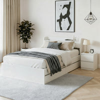 Artiss Single Bed Frame and Bedside Table