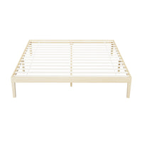 Bed Frame King Size Wooden Base Mattress Platform Timber Pine BRUNO