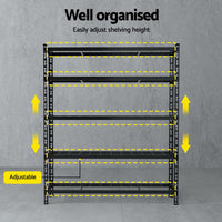 1.8MX1.2M Giantz Garage Shelving Warehouse Rack