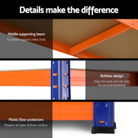 2 x 1.8M Giantz Garage Shelving Warehouse Rack