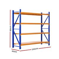 2Mx1.8M Warehouse Shelving Garage Rack