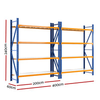 4Mx2.4M Garage Shelving Warehouse Rack