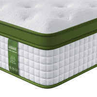 BedStory Double Mattress 34cm Medium - Hybrid Mattress for Pressure Relief Motion Isolation