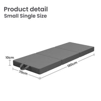 BedStory Folding Mattress Small Single Trifold Mattress with Firm Support Foam Washable Cover 10cm