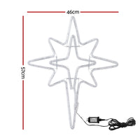 Jingle Jollys Christmas Lights 57cm Bethlehem Star 90 LED Xmas Decorations Motif
