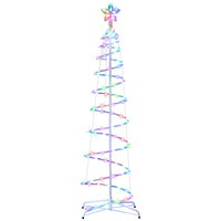 Jingle Jollys Christmas Tree 1.8m 100 RGB LED Rope Lights Xmas Trees Decoration