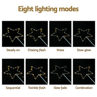 Jingle Jollys 4 PCS Christmas Lights Path Ground Light Garden Decorations 144 LED